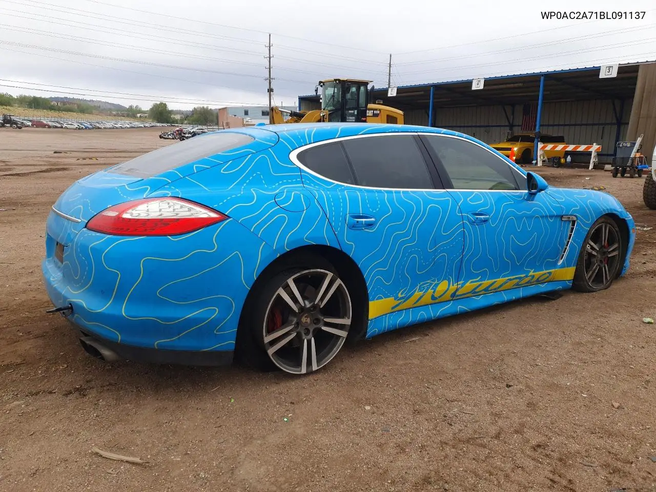 2011 Porsche Panamera Turbo VIN: WP0AC2A71BL091137 Lot: 51907256