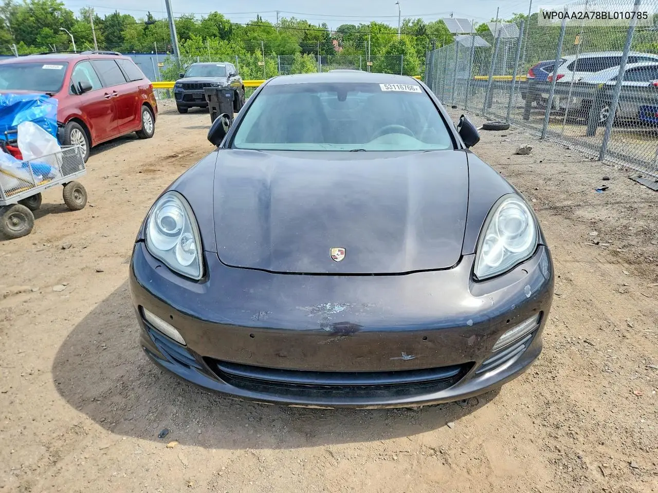 2011 Porsche Panamera 2 VIN: WP0AA2A78BL010785 Lot: 53116766