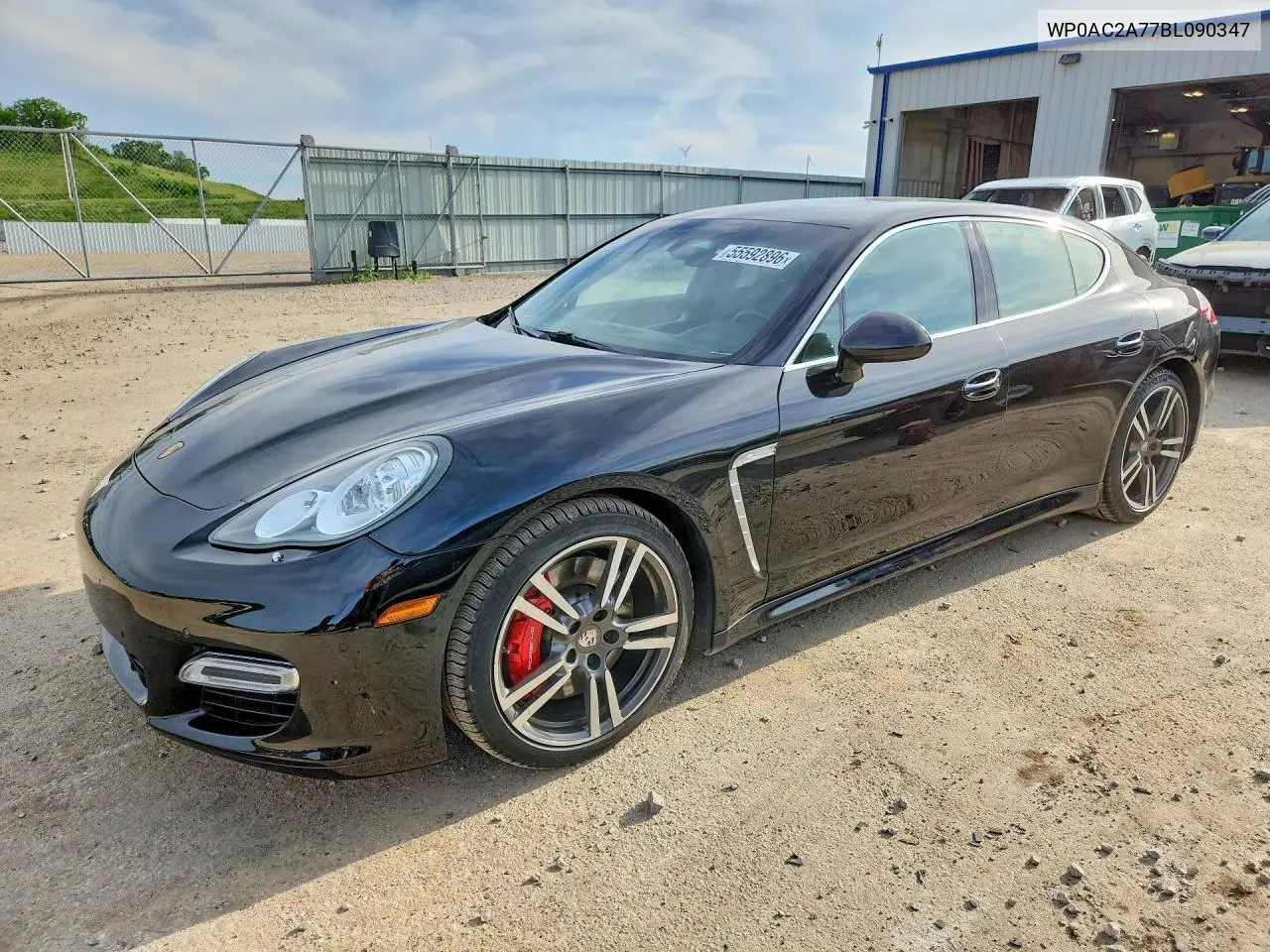 2011 Porsche Panamera Turbo VIN: WP0AC2A77BL090347 Lot: 55592896