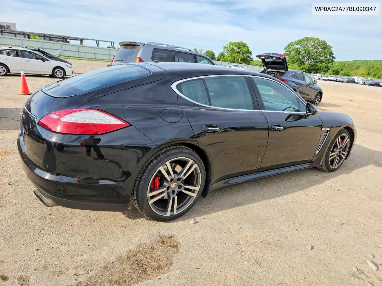 2011 Porsche Panamera Turbo VIN: WP0AC2A77BL090347 Lot: 55592896
