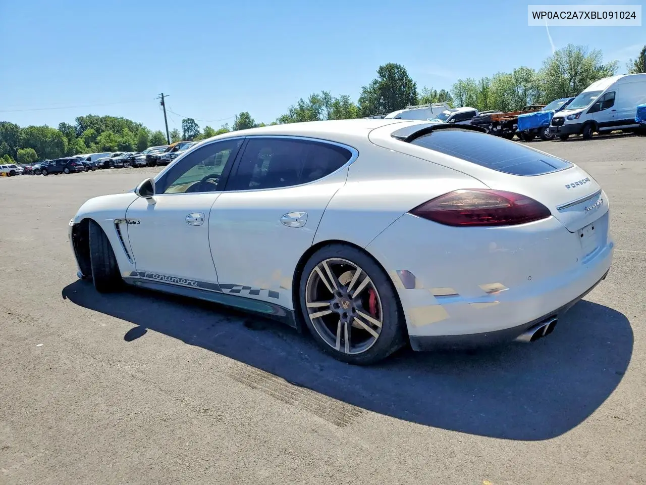 2011 Porsche Panamera Turbo VIN: WP0AC2A7XBL091024 Lot: 55745336