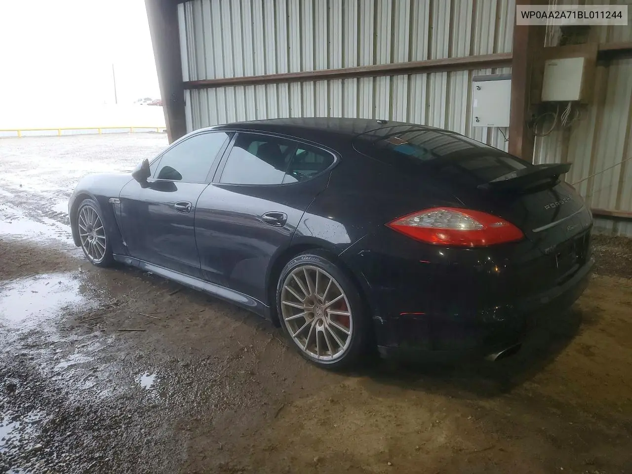 2011 Porsche Panamera 2 VIN: WP0AA2A71BL011244 Lot: 55894526