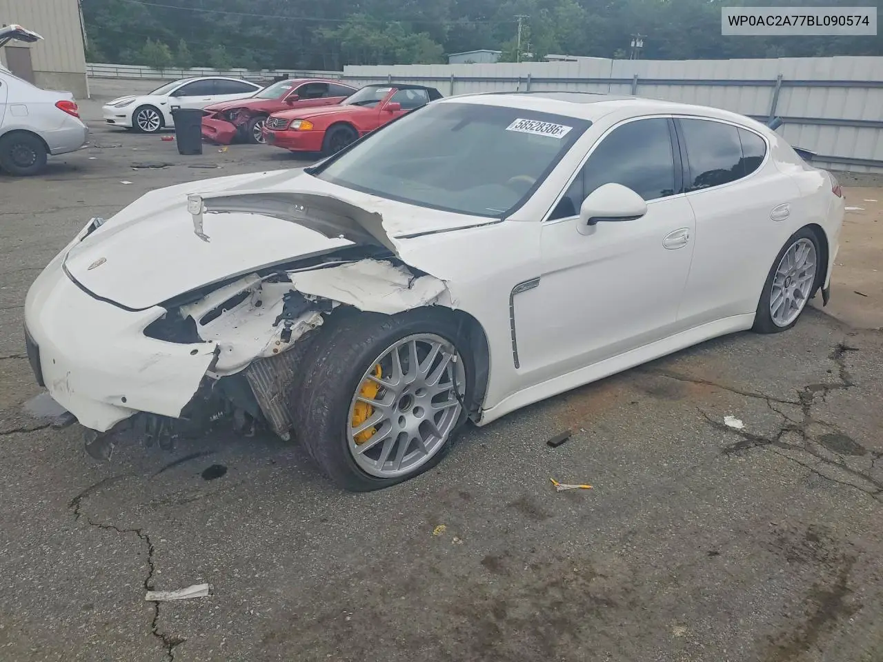 2011 Porsche Panamera Turbo VIN: WP0AC2A77BL090574 Lot: 58528386