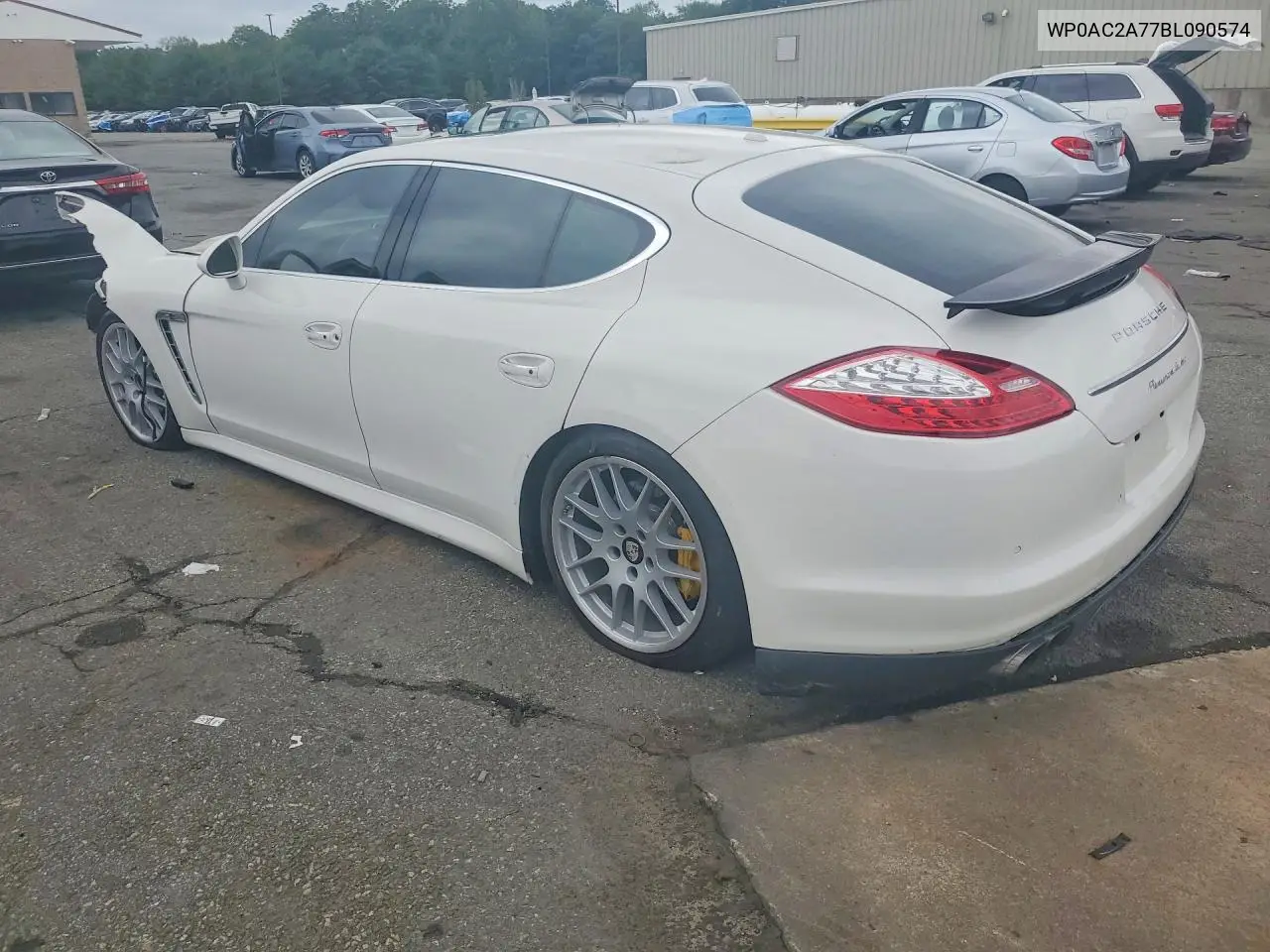 2011 Porsche Panamera Turbo VIN: WP0AC2A77BL090574 Lot: 58528386