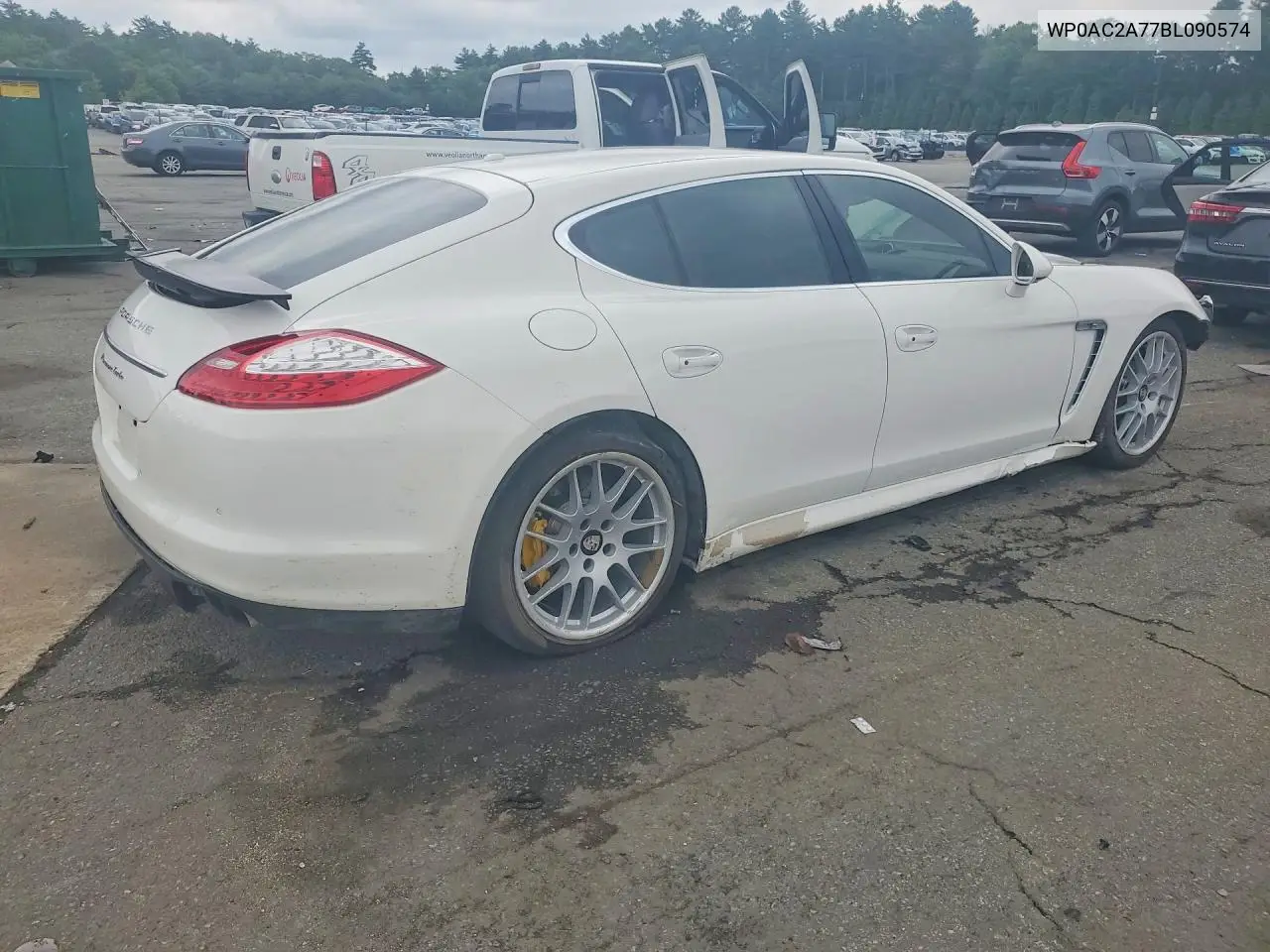 2011 Porsche Panamera Turbo VIN: WP0AC2A77BL090574 Lot: 58528386