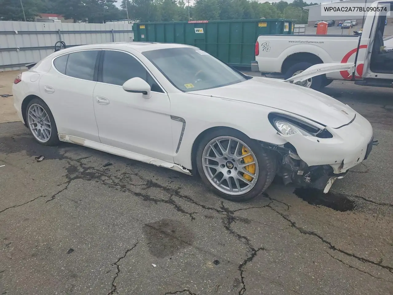 2011 Porsche Panamera Turbo VIN: WP0AC2A77BL090574 Lot: 58528386