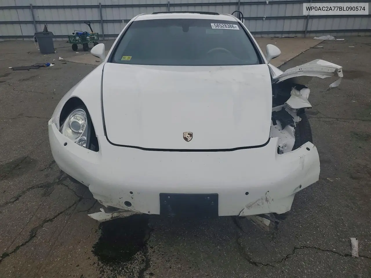 2011 Porsche Panamera Turbo VIN: WP0AC2A77BL090574 Lot: 58528386