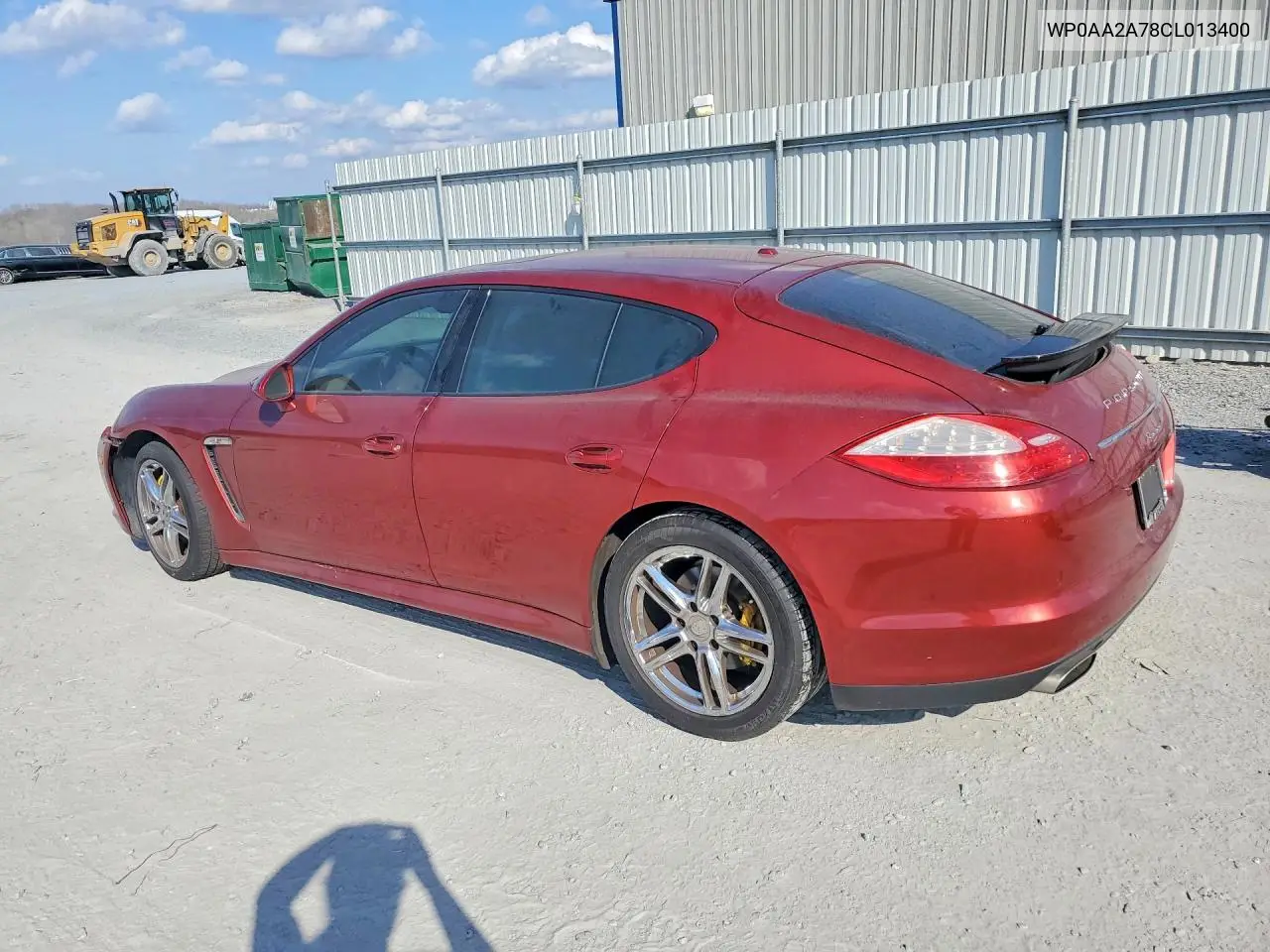 2012 Porsche Panamera 2 VIN: WP0AA2A78CL013400 Lot: 41751306