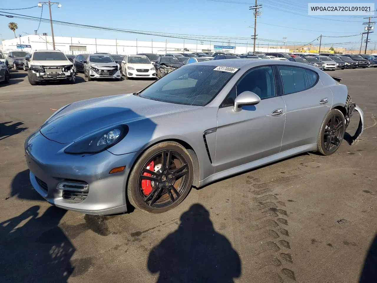 2012 Porsche Panamera Turbo VIN: WP0AC2A72CL091021 Lot: 53170886