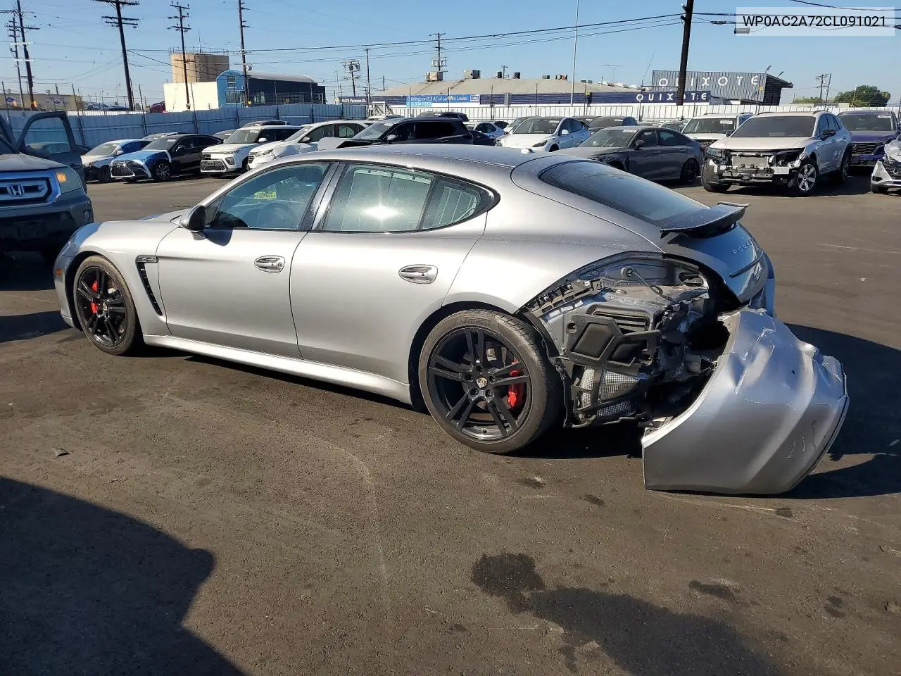 2012 Porsche Panamera Turbo VIN: WP0AC2A72CL091021 Lot: 53170886