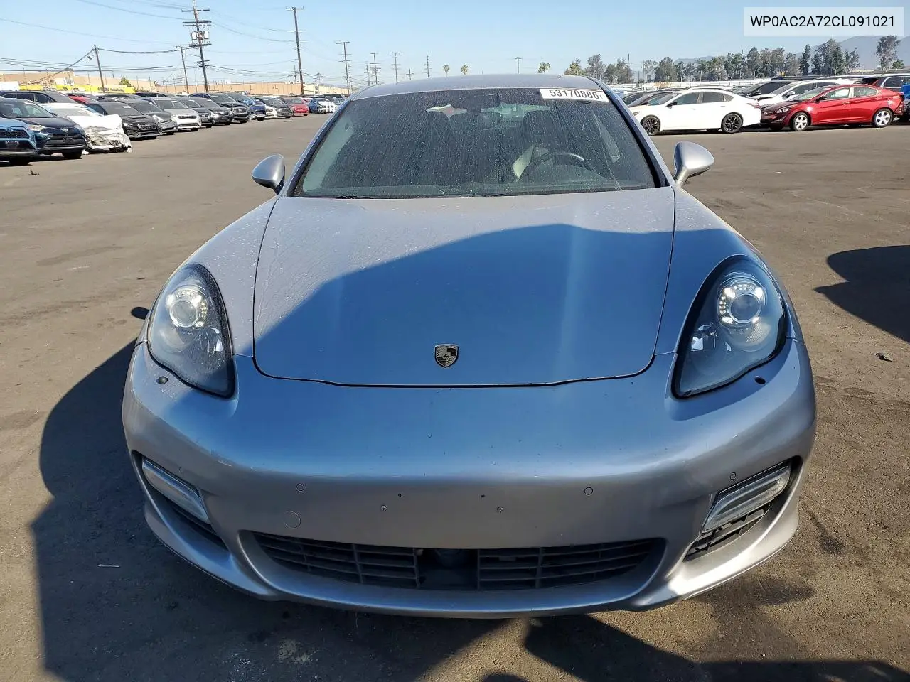 2012 Porsche Panamera Turbo VIN: WP0AC2A72CL091021 Lot: 53170886