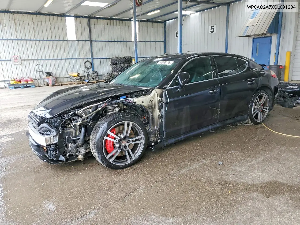 2012 Porsche Panamera Turbo VIN: WP0AC2A7XCL091204 Lot: 53803176