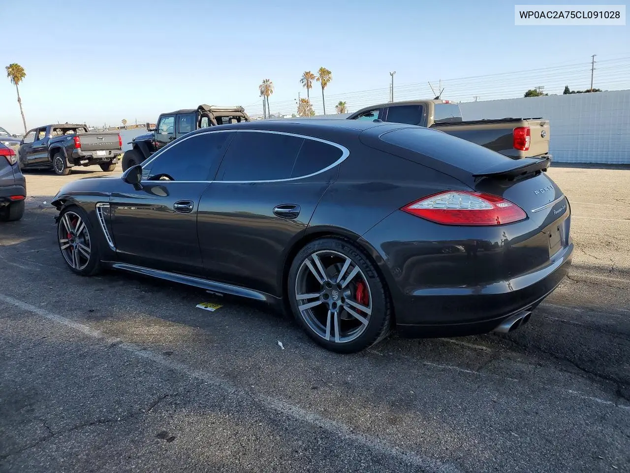 2012 Porsche Panamera Turbo VIN: WP0AC2A75CL091028 Lot: 56265806