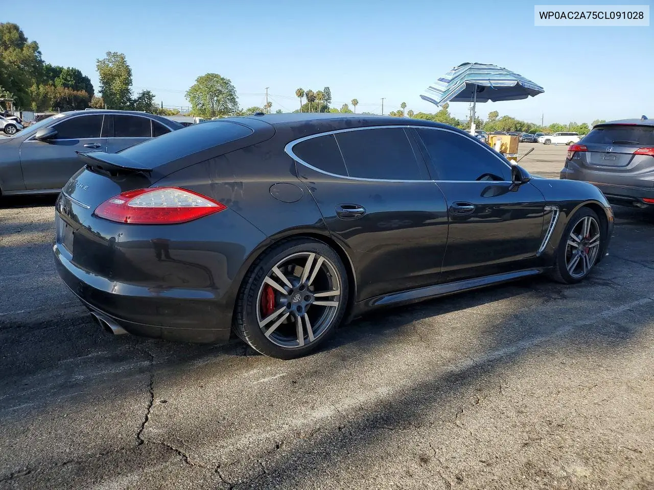 2012 Porsche Panamera Turbo VIN: WP0AC2A75CL091028 Lot: 56265806