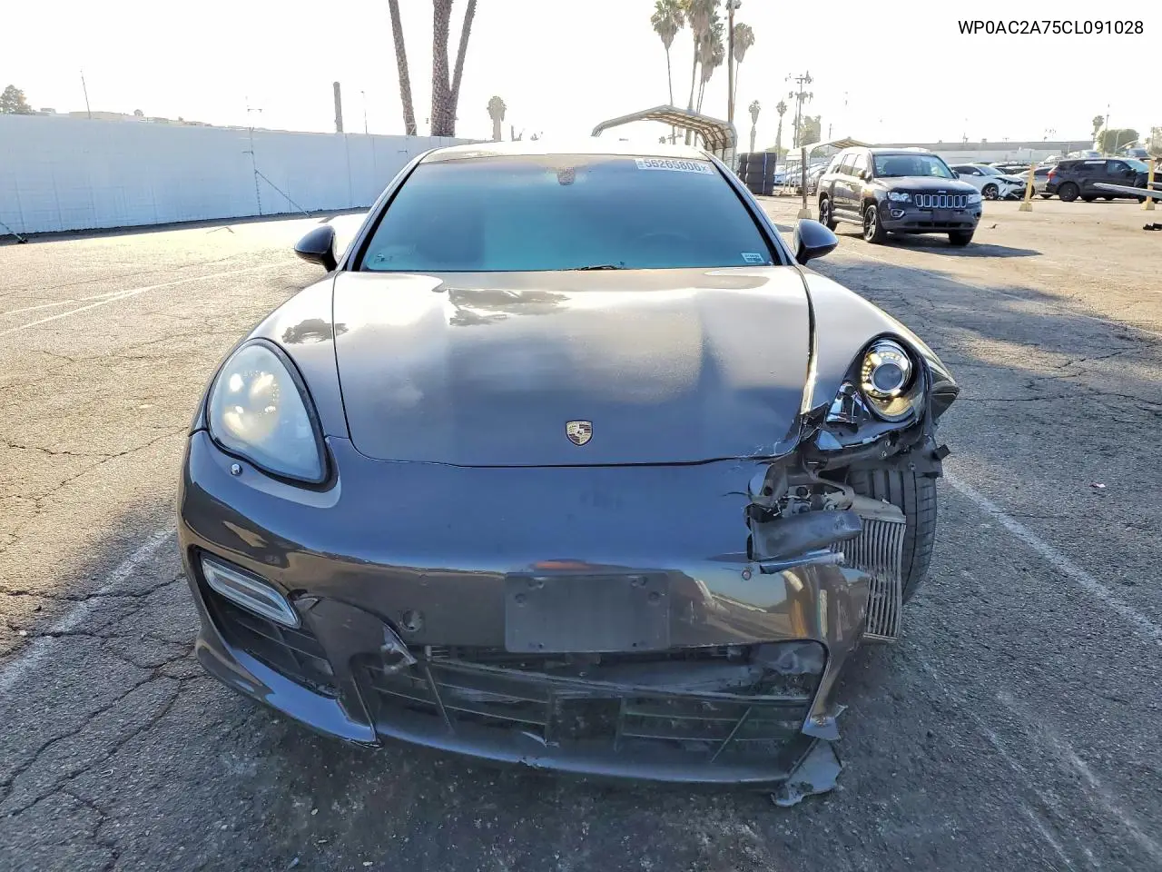 2012 Porsche Panamera Turbo VIN: WP0AC2A75CL091028 Lot: 56265806