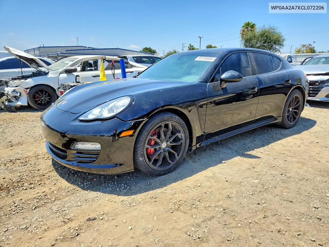 2012 Porsche Panamera 2 VIN: WP0AA2A7XCL072206 Lot: 58785856