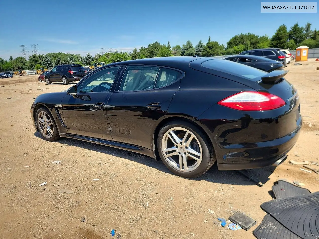 2012 Porsche Panamera 2/4 VIN: WP0AA2A71CL071512 Lot: 59905046