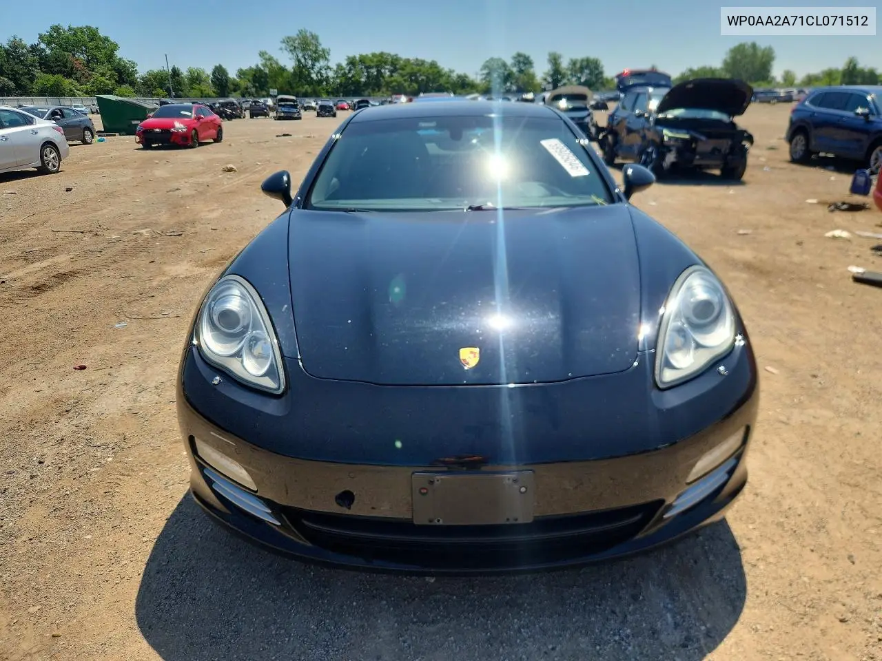 2012 Porsche Panamera 2/4 VIN: WP0AA2A71CL071512 Lot: 59905046