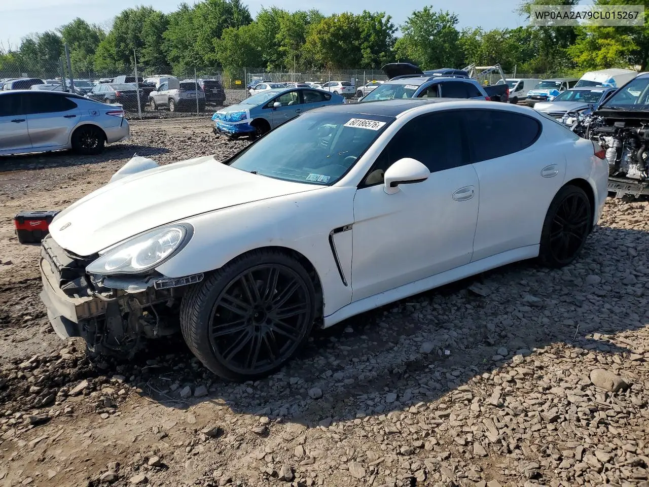 2012 Porsche Panamera 2 VIN: WP0AA2A79CL015267 Lot: 60186576