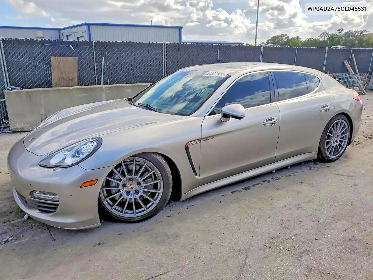 2012 Porsche Panamera S Hybrid VIN: WP0AD2A78CL045531 Lot: 61602396