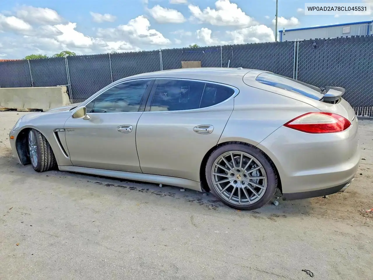 2012 Porsche Panamera S Hybrid VIN: WP0AD2A78CL045531 Lot: 61602396