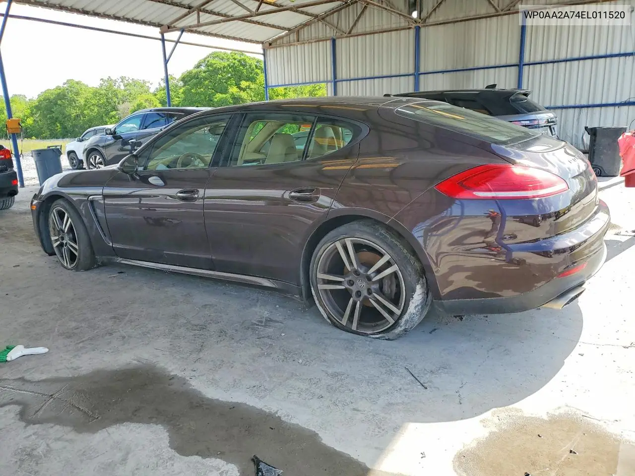 2014 Porsche Panamera 2 VIN: WP0AA2A74EL011520 Lot: 51706216