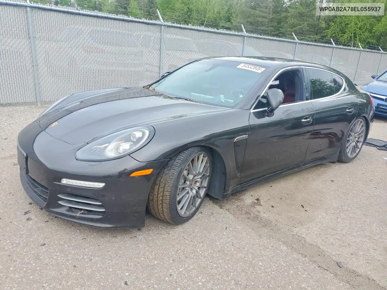 2014 Porsche Panamera S VIN: WP0AB2A78EL055937 Lot: 54532846
