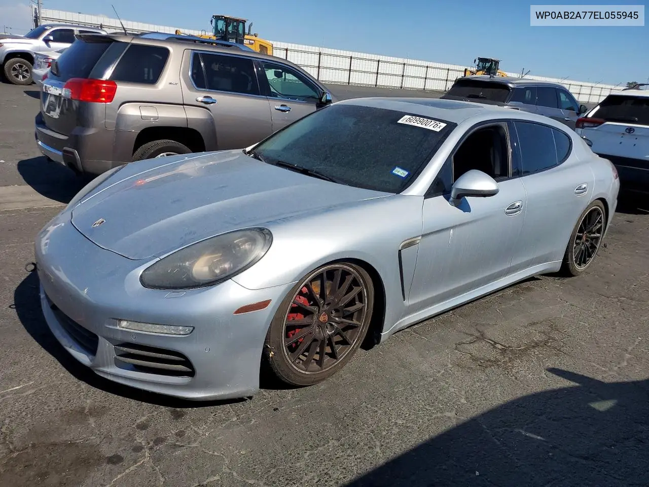 2014 Porsche Panamera S VIN: WP0AB2A77EL055945 Lot: 60990076