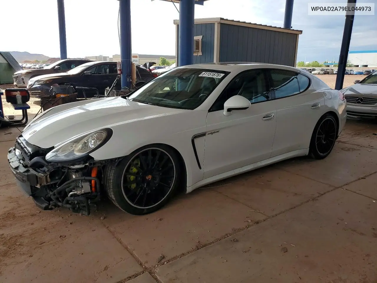 2014 Porsche Panamera S Hybrid VIN: WP0AD2A79EL044973 Lot: 61151676