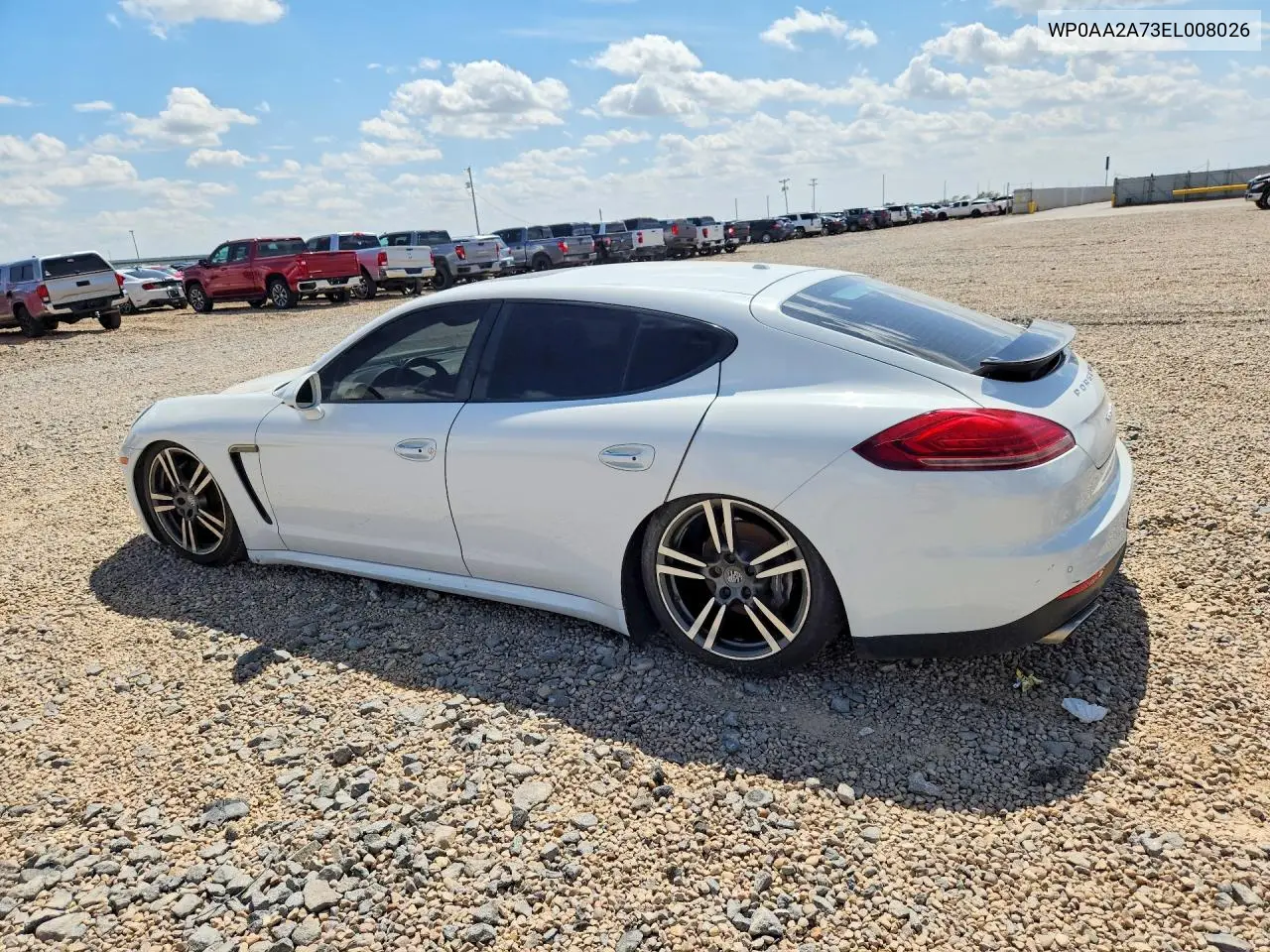 2014 Porsche Panamera 2 VIN: WP0AA2A73EL008026 Lot: 61743916