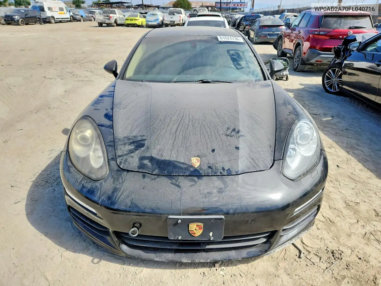 2015 Porsche Panamera Se Hybrid VIN: WP0AD2A70FL040716 Lot: 61624736