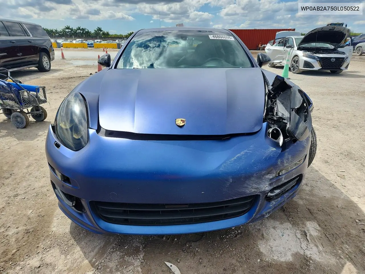 2016 Porsche Panamera S VIN: WP0AB2A75GL050522 Lot: 46866006