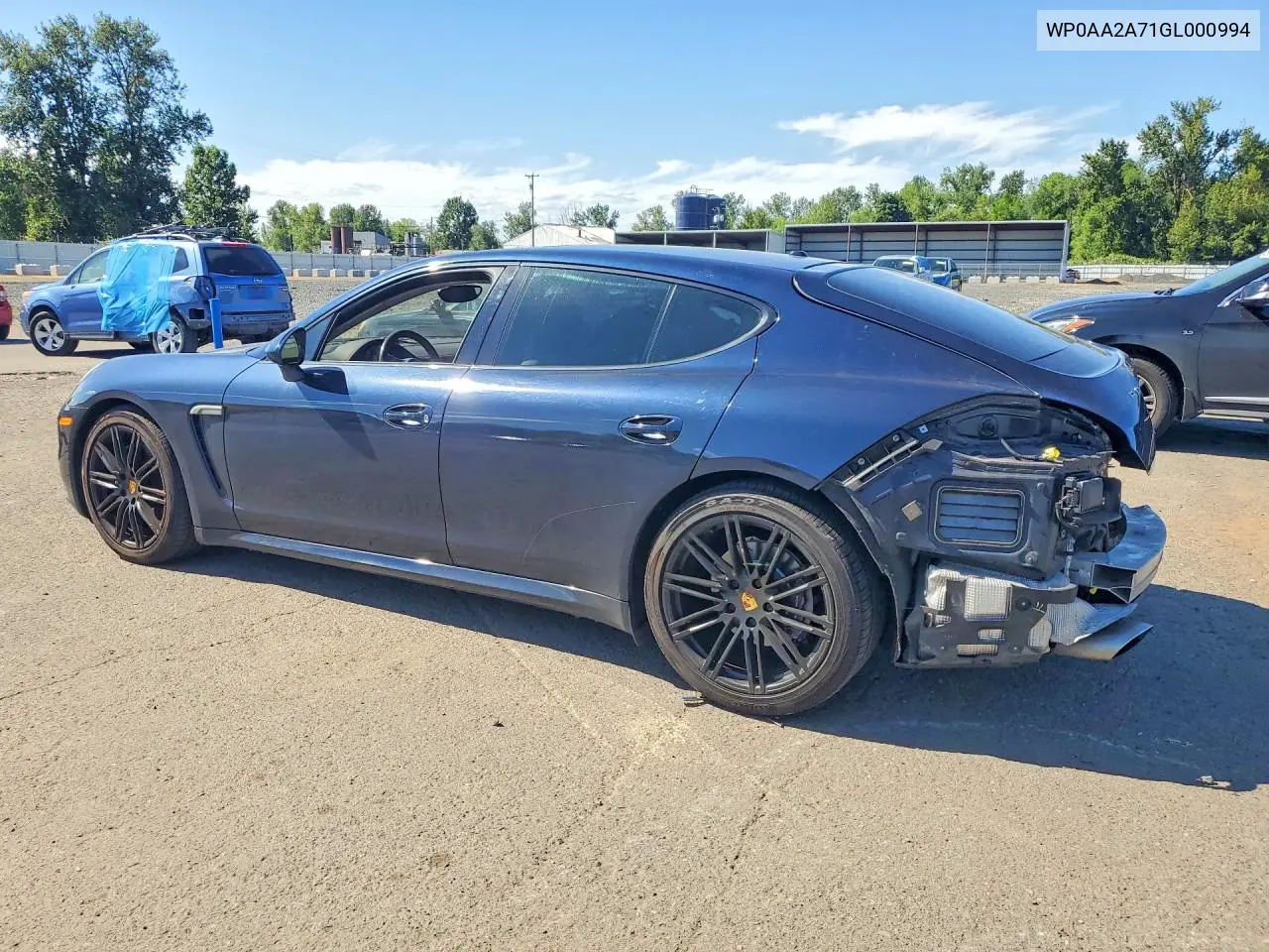 2016 Porsche Panamera 2 VIN: WP0AA2A71GL000994 Lot: 55467276
