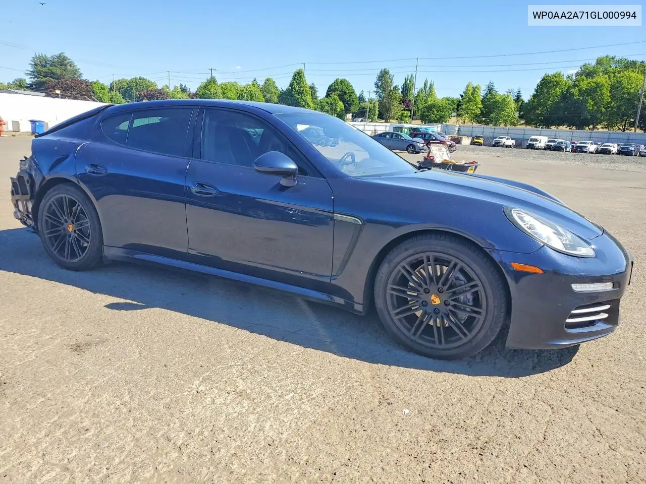 2016 Porsche Panamera 2 VIN: WP0AA2A71GL000994 Lot: 55467276
