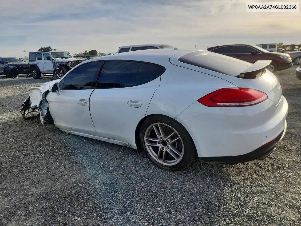 2016 Porsche Panamera 2 VIN: WP0AA2A74GL002366 Lot: 55476026