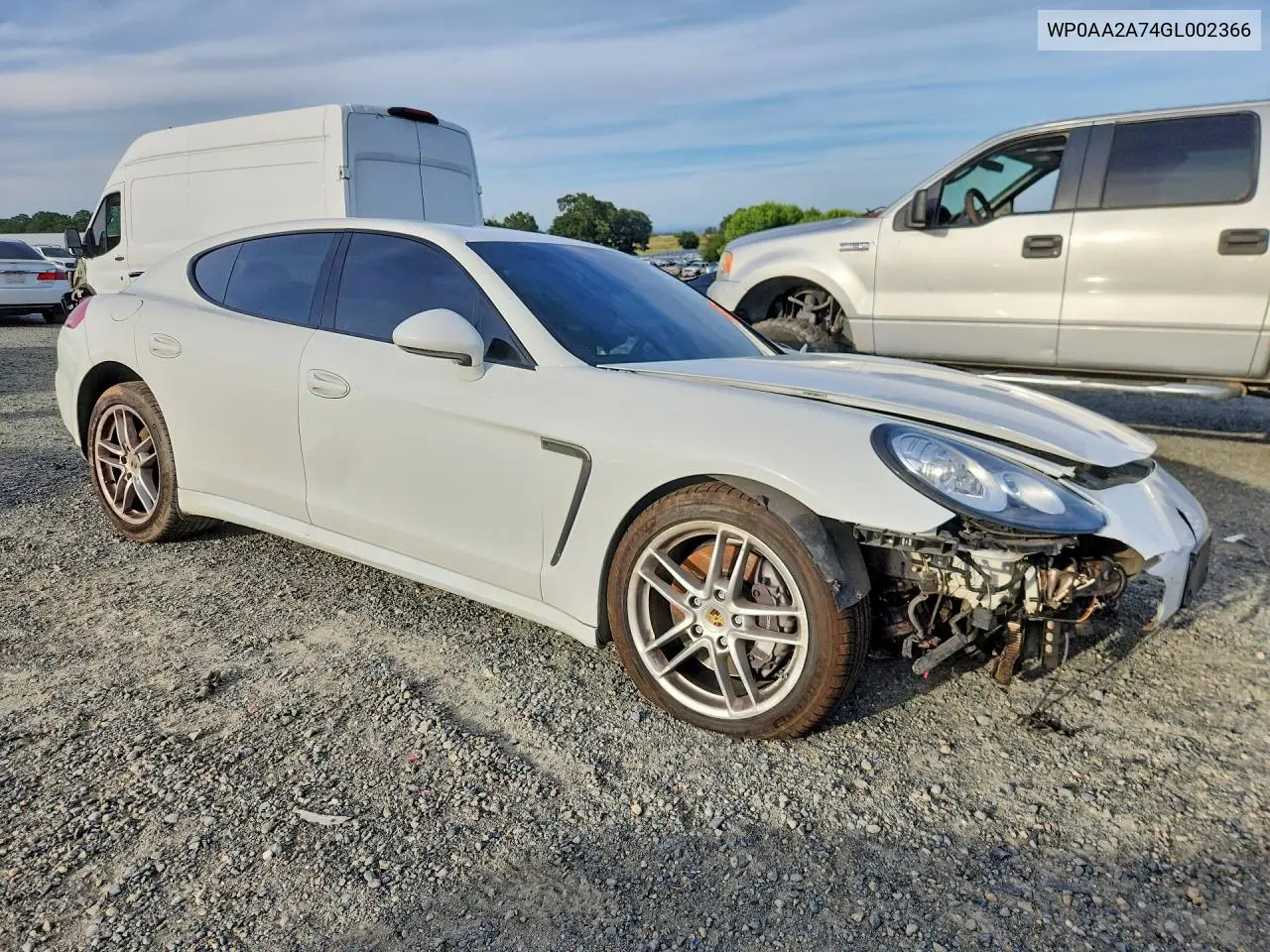 2016 Porsche Panamera 2 VIN: WP0AA2A74GL002366 Lot: 55476026