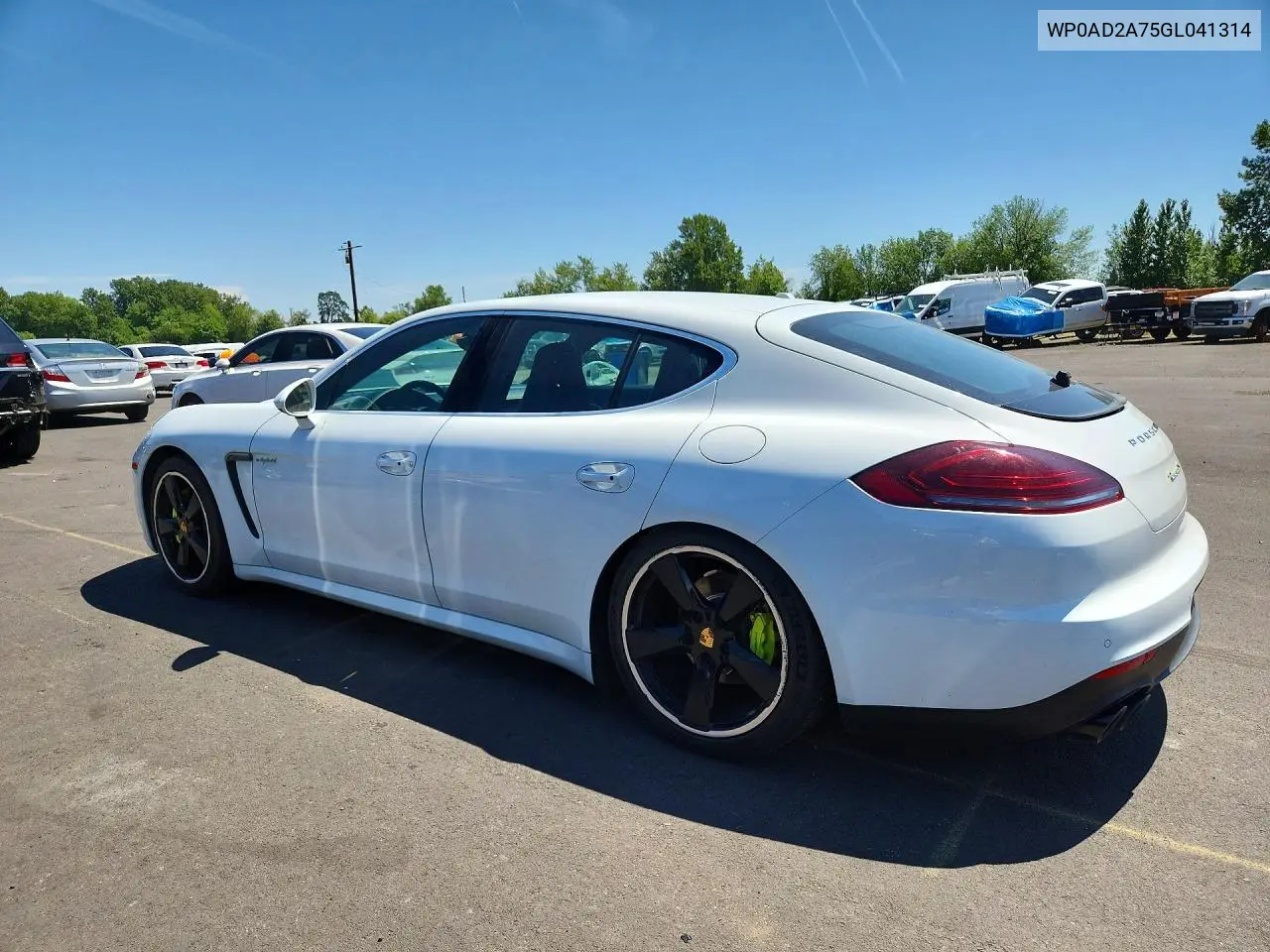 2016 Porsche Panamera Se Hybrid VIN: WP0AD2A75GL041314 Lot: 58699136