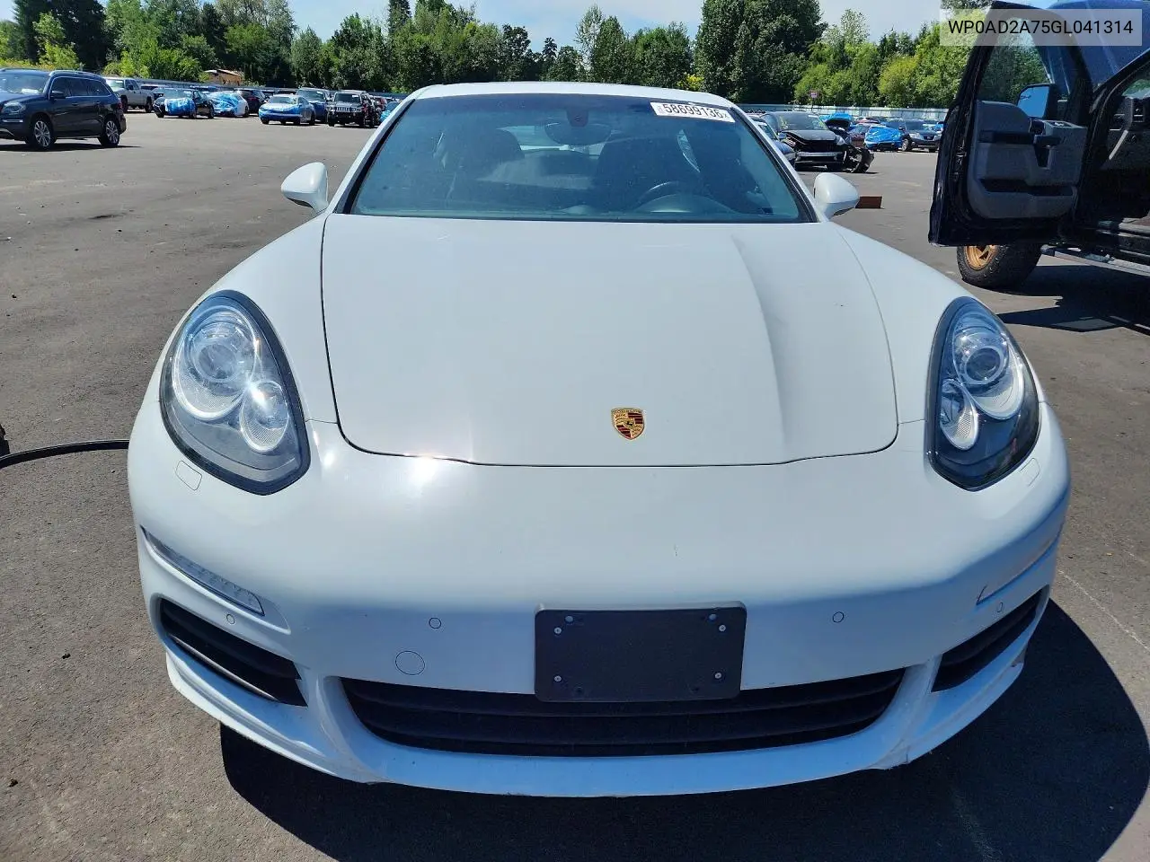 2016 Porsche Panamera Se Hybrid VIN: WP0AD2A75GL041314 Lot: 58699136