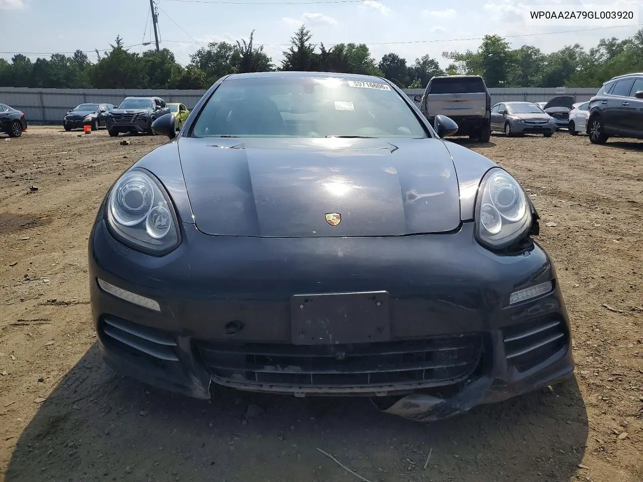 2016 Porsche Panamera 2 VIN: WP0AA2A79GL003920 Lot: 59716606