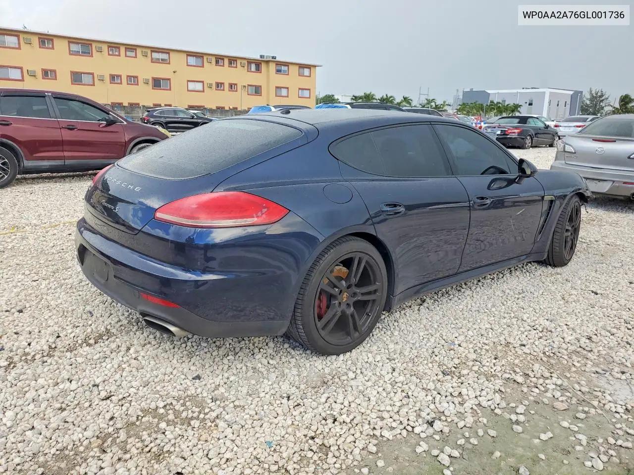 2016 Porsche Panamera 2 VIN: WP0AA2A76GL001736 Lot: 61174586