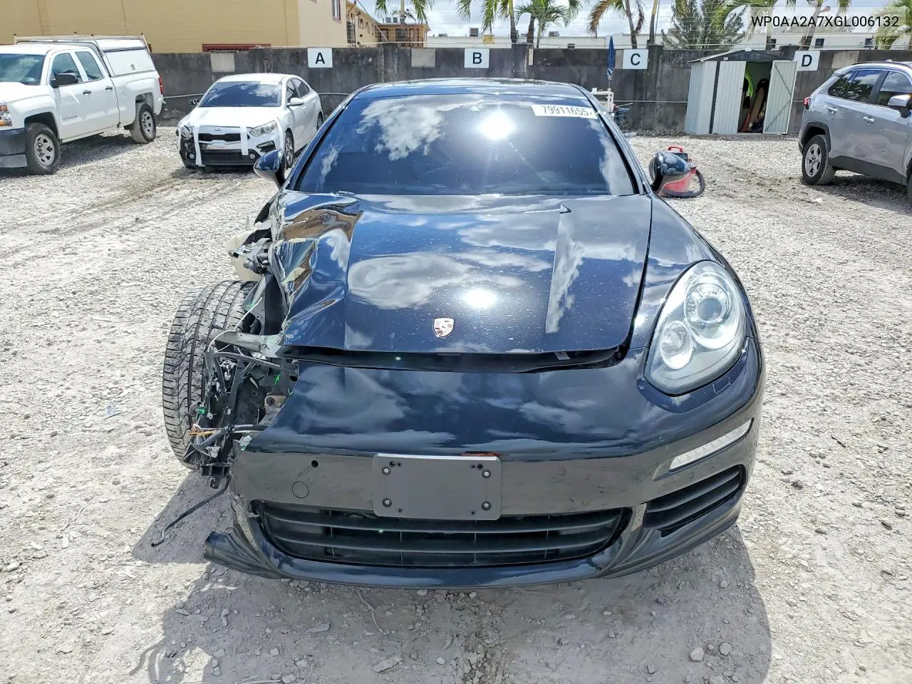 2016 Porsche Panamera 2 VIN: WP0AA2A7XGL006132 Lot: 79911655