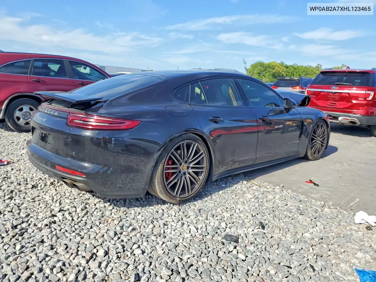 2017 Porsche Panamera 4S VIN: WP0AB2A7XHL123465 Lot: 49958116