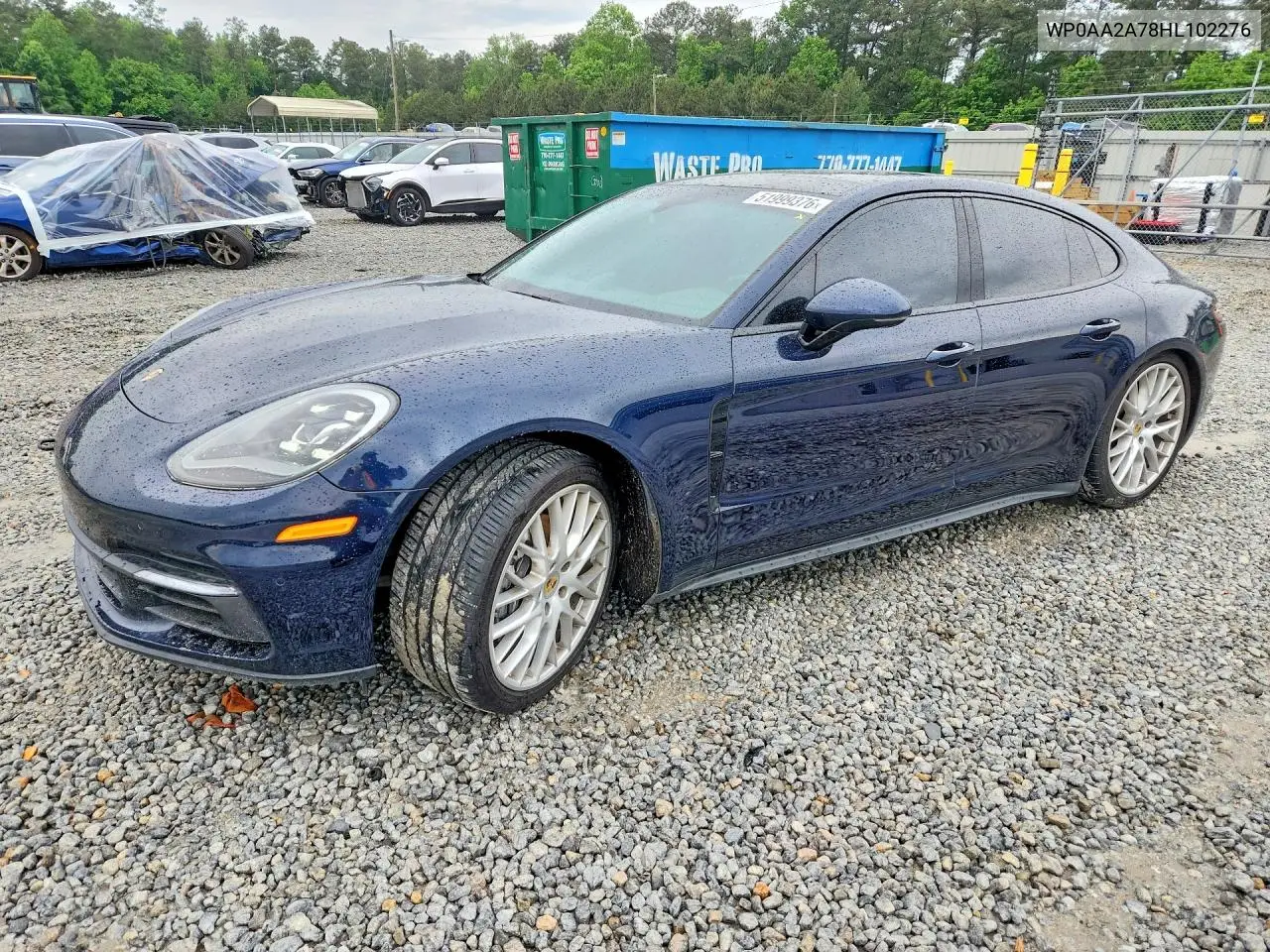 2017 Porsche Panamera 2 VIN: WP0AA2A78HL102276 Lot: 51999376