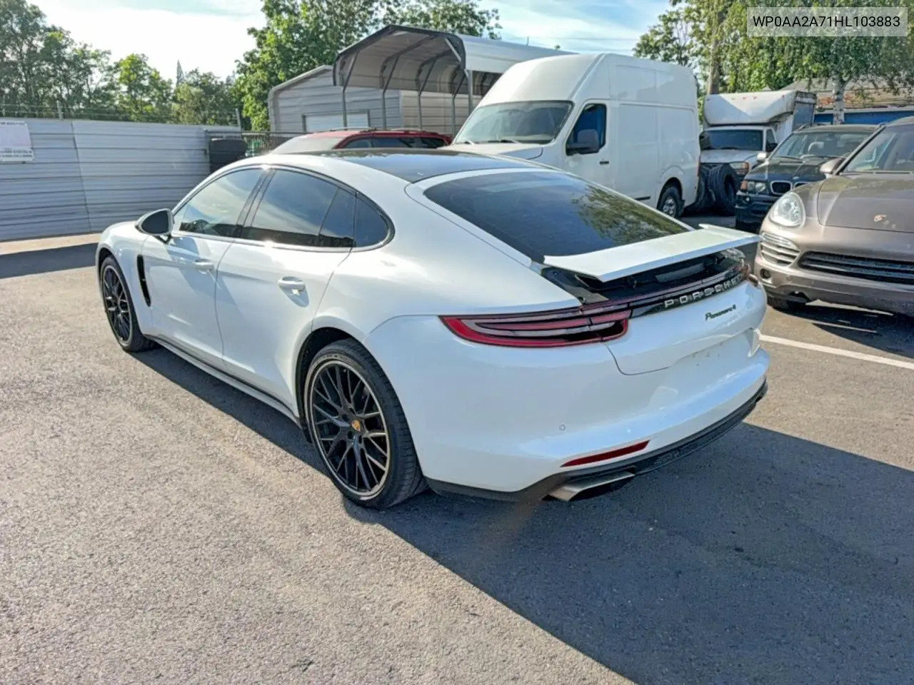 2017 Porsche Panamera 4 VIN: WP0AA2A71HL103883 Lot: 54730486