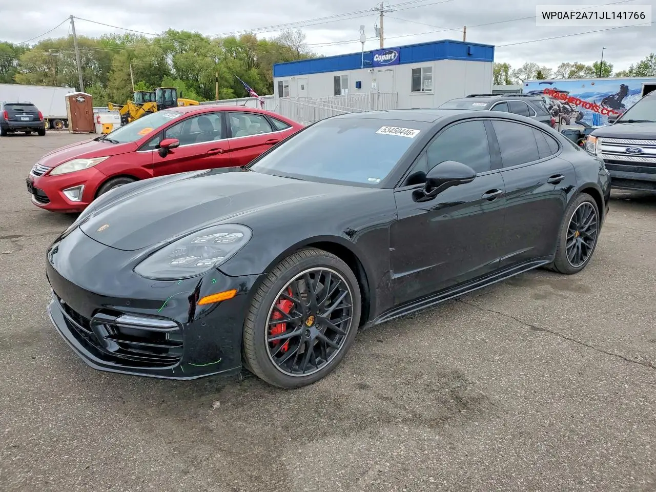 2018 Porsche Panamera Turbo VIN: WP0AF2A71JL141766 Lot: 53450446