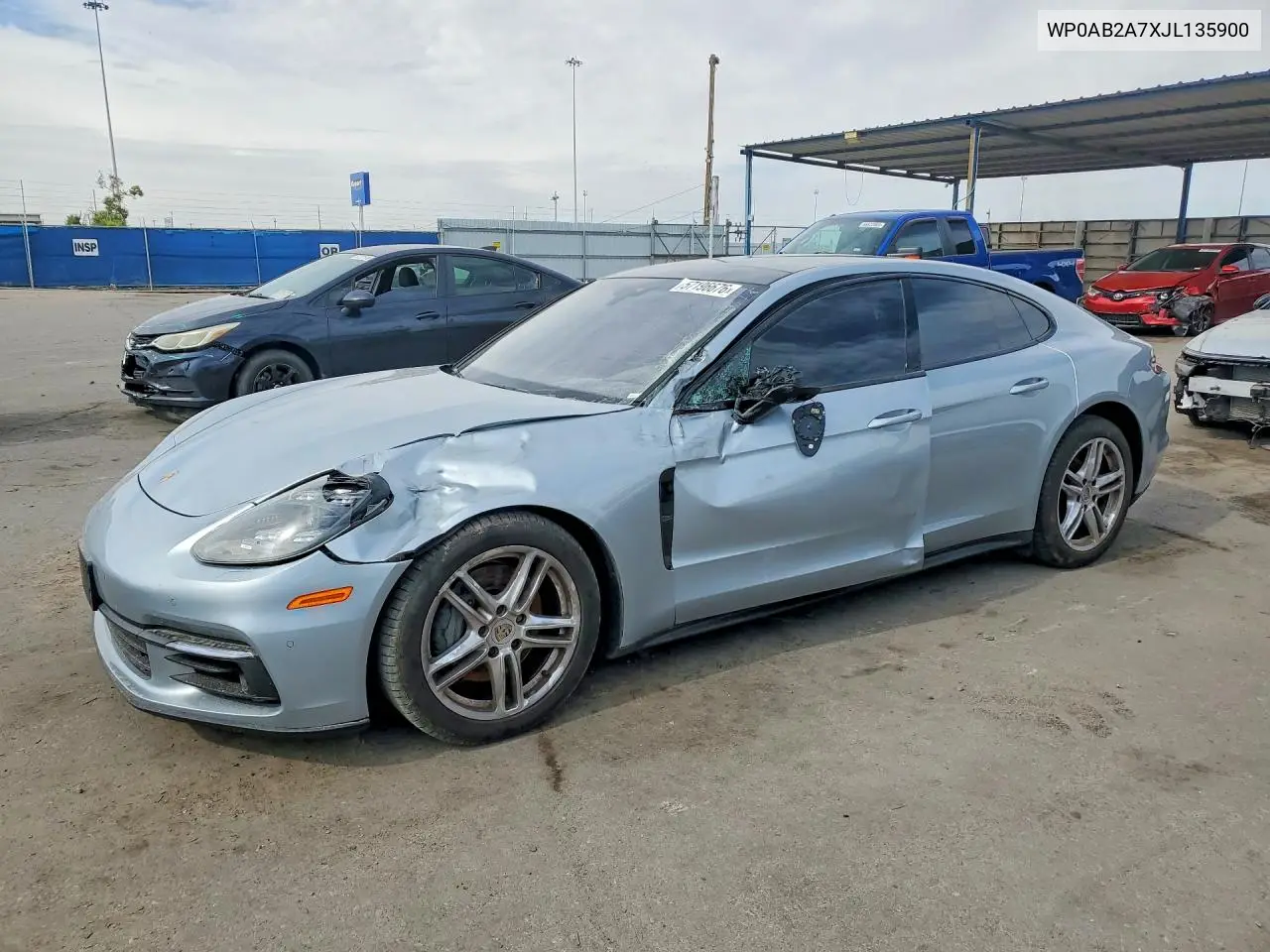 2018 Porsche Panamera 4S VIN: WP0AB2A7XJL135900 Lot: 57196676