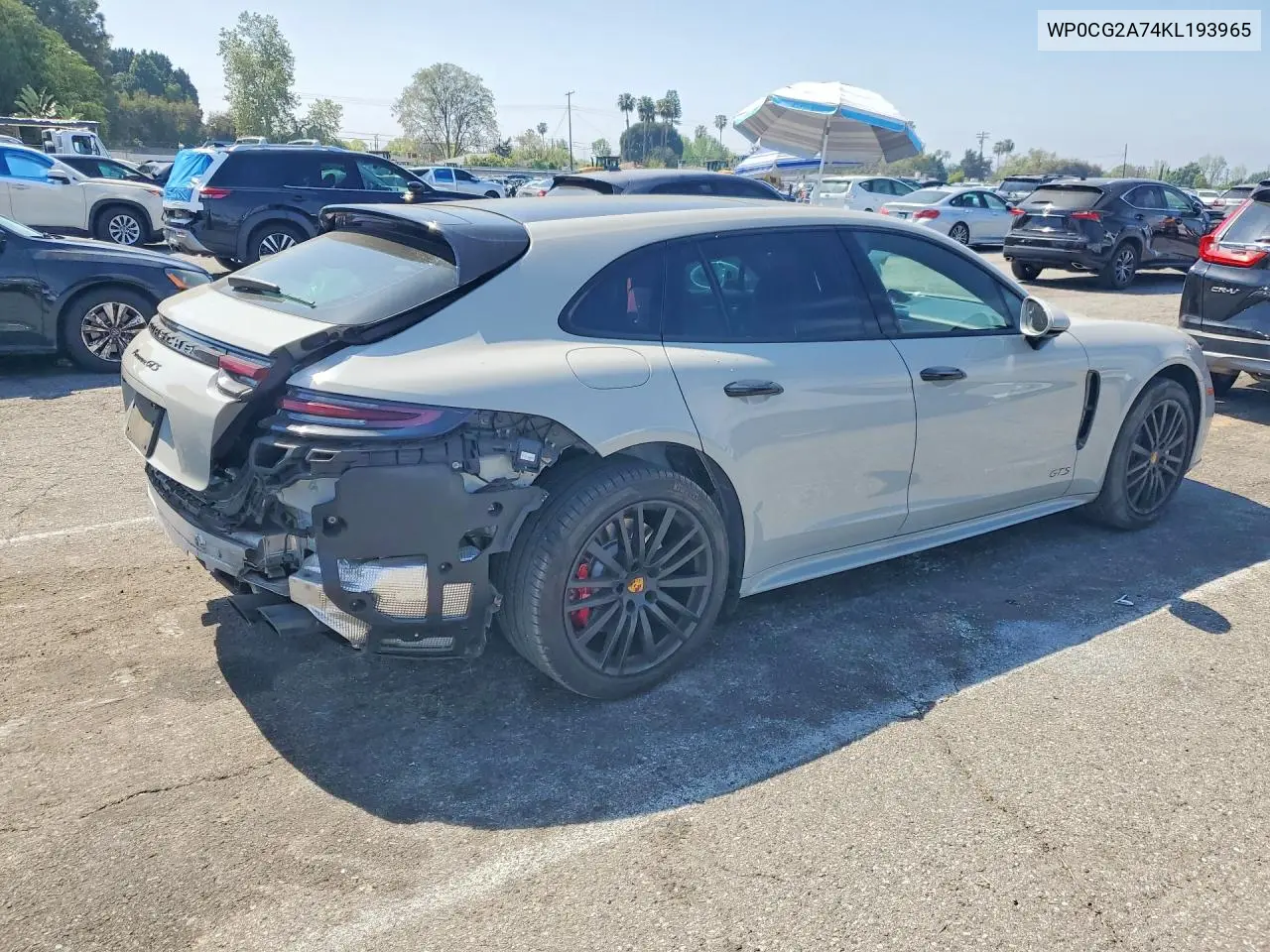2019 Porsche Panamera Gts Sport Turismo VIN: WP0CG2A74KL193965 Lot: 47029346