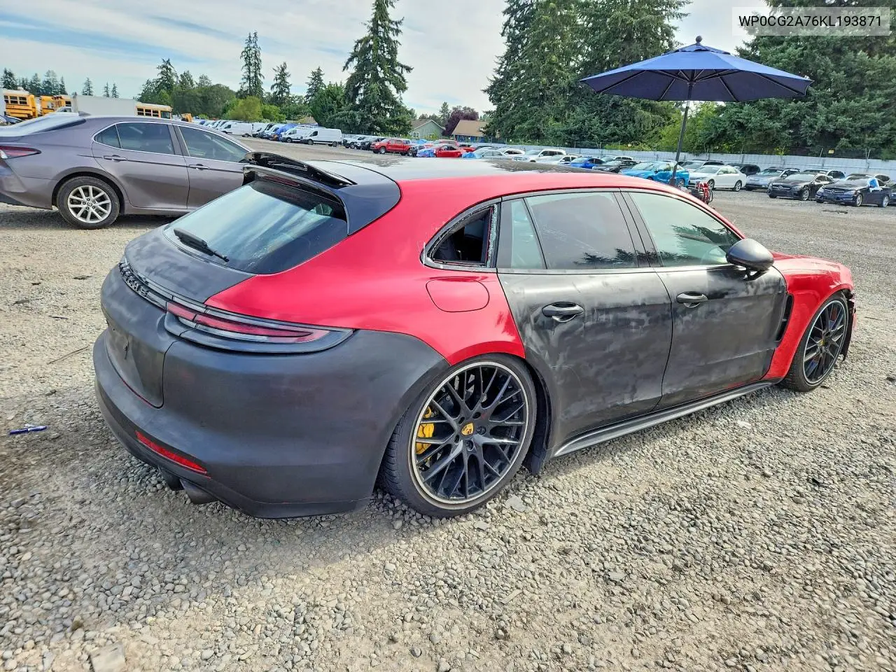 2019 Porsche Panamera Gts Sport Turismo VIN: WP0CG2A76KL193871 Lot: 61182696