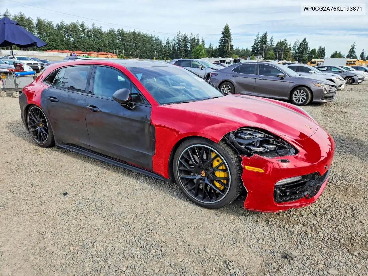 2019 Porsche Panamera Gts Sport Turismo VIN: WP0CG2A76KL193871 Lot: 61182696