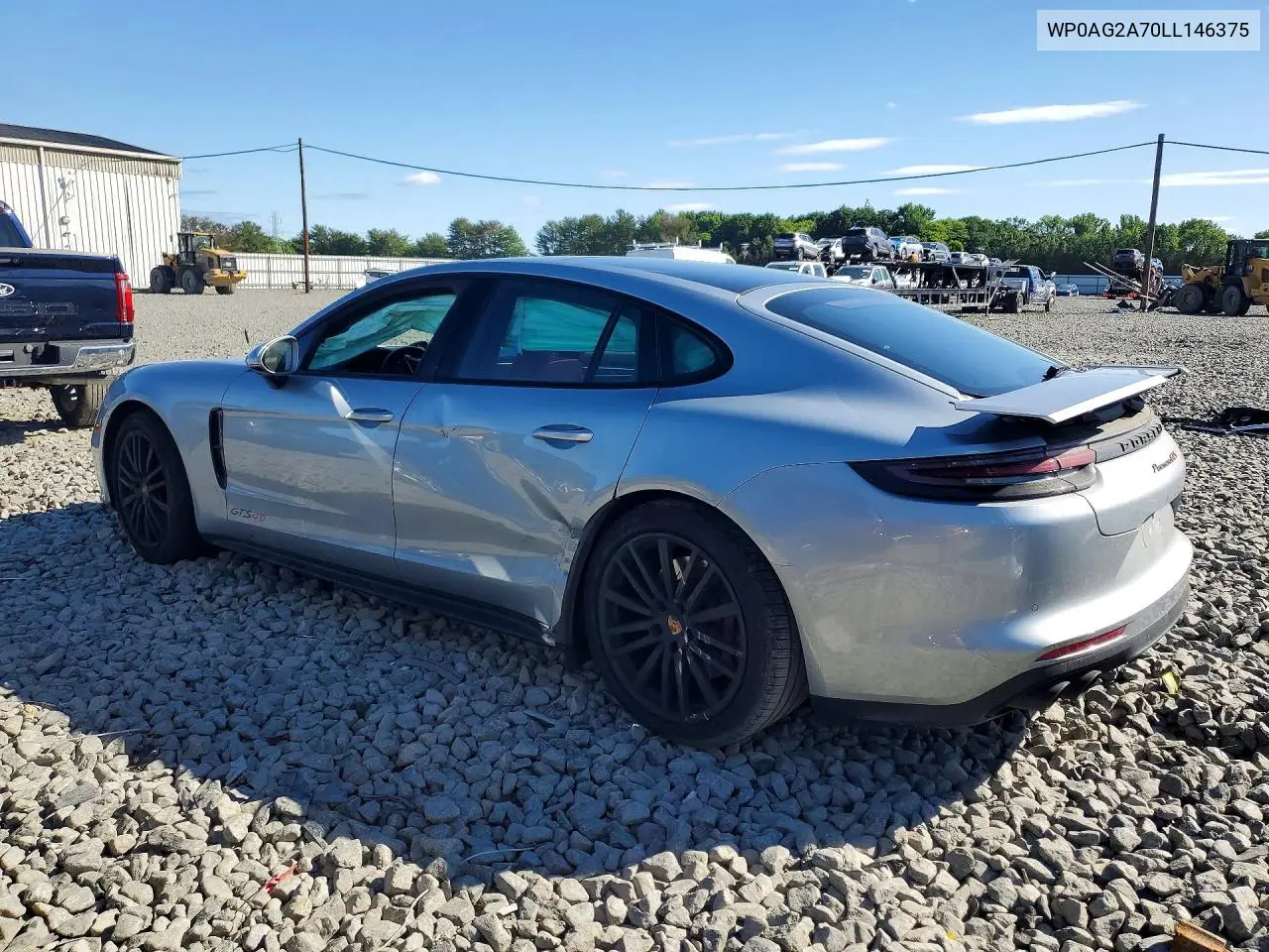 2020 Porsche Panamera Gts VIN: WP0AG2A70LL146375 Lot: 56113146